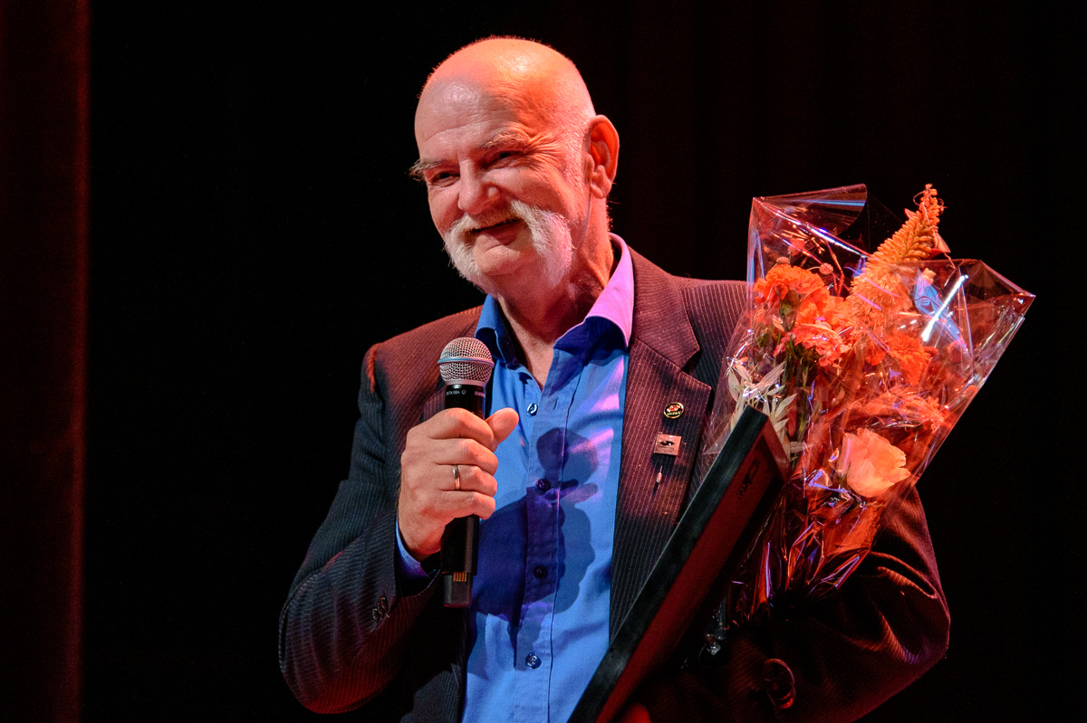Det var en rørt Jan Arne Laberget som ble tildelt æresmedlemskap under landsmøte i Molde. Alle foto: Nicklas K. Sørbel