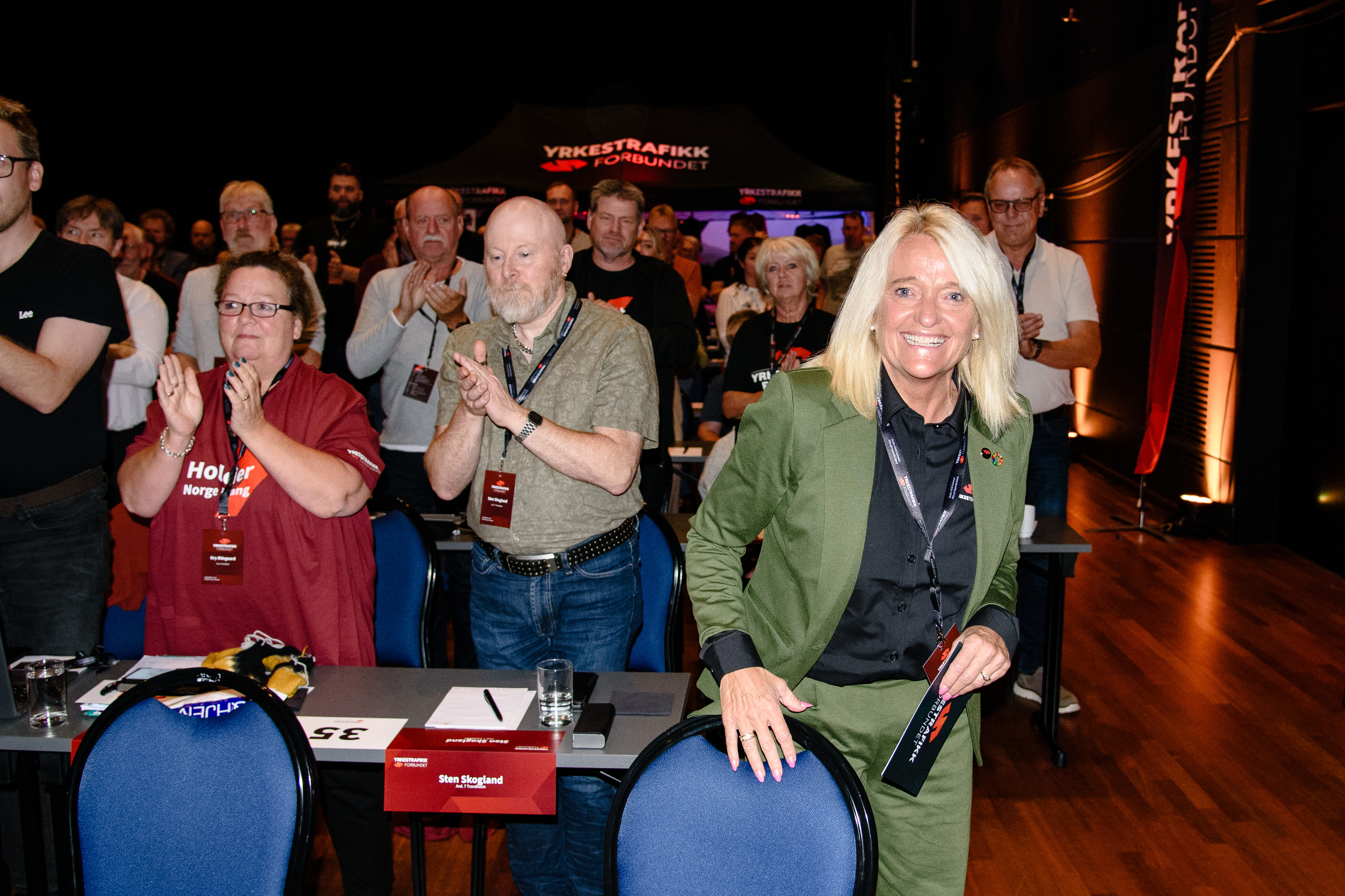 Trude Sande er ny forbundsleder i Yrkestrafikkforbundet. Alle foto: Nicklas K. Sørbel