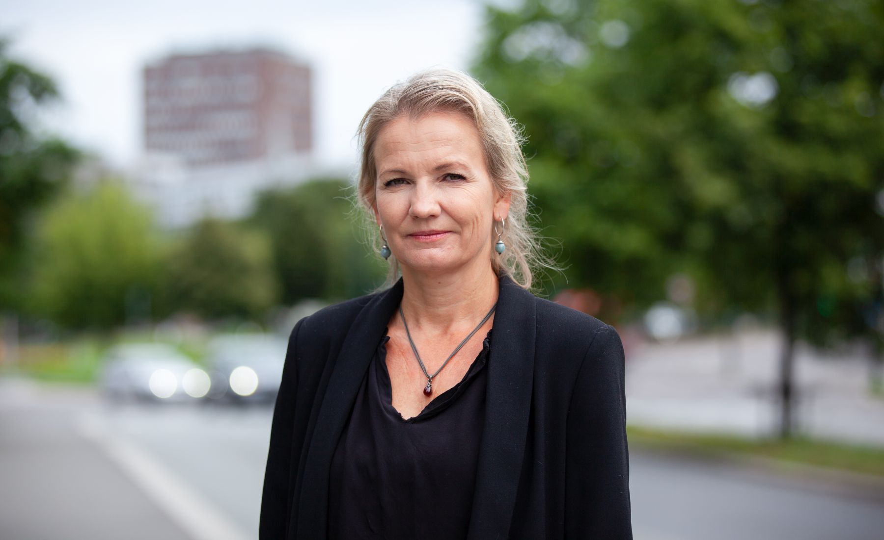 Forhandlingsleder for Yrkestrafikkforbundet Linda Jæger. Foto: Kåre Sponberg