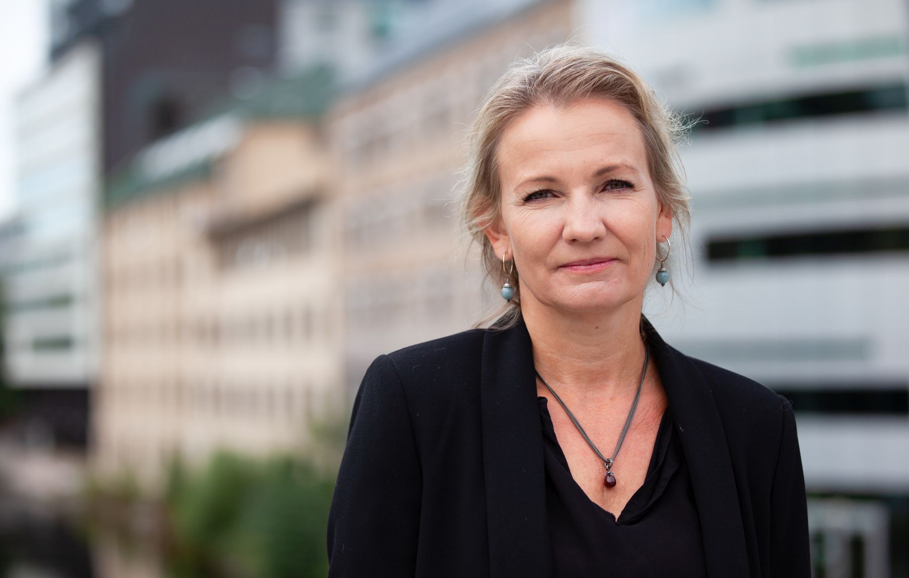 Forhandlingsleder for Yrkestrafikkforbundet Linda Jæger. Foto: Kåre Sponberg