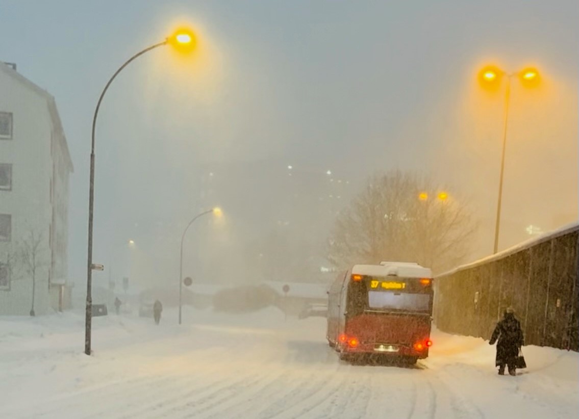 Ekstreme værforhold har lammet store deler av trafikken i Oslo-området i vinter. Foto: Arne Danielsen