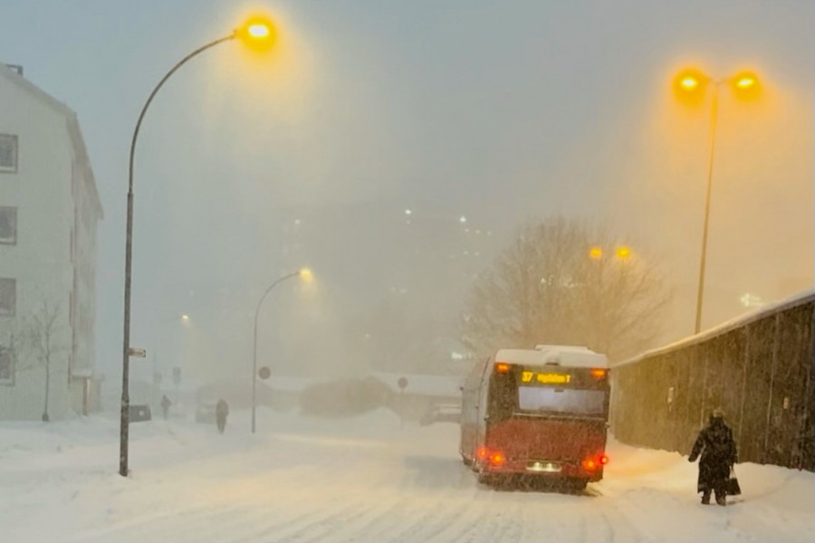 Ekstreme værforhold har lammet store deler av trafikken i Oslo-området i vinter. Foto: Arne Danielsen